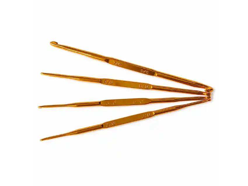 AGUJA CROCHET ACERO DOBLES CBX X 6UN